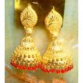 Earring For Girl and Women / Jumky Kanty Long Stiyle / Girls Long Gold plated Earrings. 1 Set. 