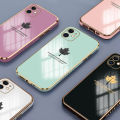 ZeroQiQi for Infinix Note 10 Pro / Note 10 Pro NFC Back Cover Maple Leaf Luxury 6D Plating Case Side Pattern Soft Silicone Square Phone Cases + Free Lanyard. 