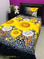 2 Pcs Cotton Printed Single Bedsheet. 