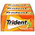TRIDENT BUBBLE GUM ALL FLAVORS AVAILABLE-SINGLE PC 14 STICKS. 