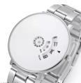 Black & White Stainless Steel Casual Watch for Man SMART Quartz Watches for Boys & Men New Fashion Wrist watch. 