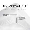 Cotton Jersey Fitted Bed Sheets- For King, Queen and Single Bed. 