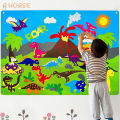 Felt Board Stories Set Montessori Ocean Farm Insect Animal Family Interactive Preschool Early Learning Toddlers Toys for Child BeginnerBer. 