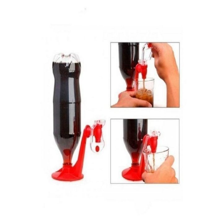 AmnaMart Fizz Saver Cold Drink Dispenser - Red