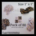 20/40/60/80/100/200 Logo stickers - Packing material – LOGO sticker for branding of your business - 1 x 1 inches- custom can be made. 