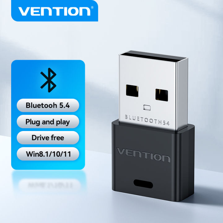 Vention Bluetooth 5.4 5.3 5.1 5.0 Dongle Wireless USB Device Receiver for PC Keyboard Mouse Earphone PS5 Switch Headset Audio Xbox PS4 Windows 10 8 7 Connector Multiple USB Bluetooth Adapter