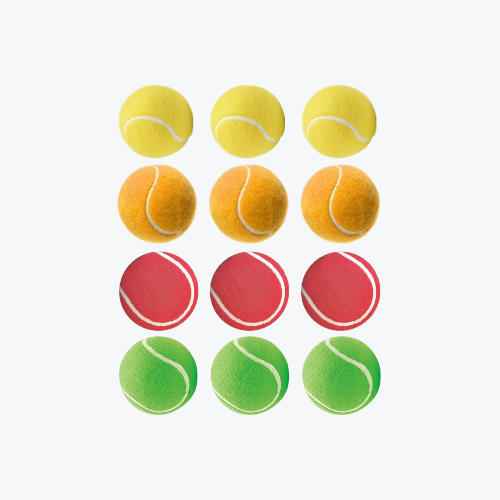 Pack of 1 or 12 Cricket Ball Tennis Balls Extra Bounce