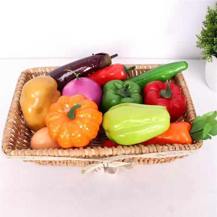 12 pcs Artificial Vegetables  Display Home Decoration Foam Decorative