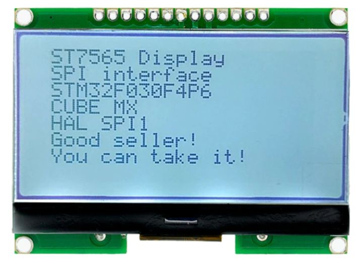 Lcd12864 12864-06D, 12864, LCD module, COG, dot matrix screen, SPI interface