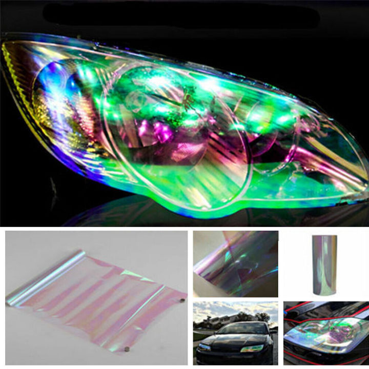 30cmx150cm%20Chameleon%20neo%20Chrome%20Headlight%20Taillight%20Fog%20Light%20Gloss%20Transparent%20Vinyl%20Tint%20Film%20Stickers%20by%20Sticker%20Saloon,%20Car%20Decoration,%20Car%20Accessories.%20-%20Image%203
