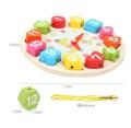 Clock for Kids  Rope Game  Number & Rope Clock  Wooden Toys  Seton clock  Children's Clock  Wooden clock  Kid's clock Montessori Toy  Educational toys Puzzles Number Clock  Montessori Clock  Clock  123 Clock  Clocks  Educational Clock. 