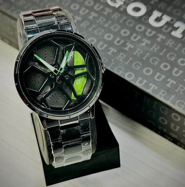 3d%20Car%20Wheel%20Moving%20Watch%20With%20Skeleton%20Dial%20Desing%20-%20Image%204