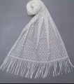white Net Stoler For Kids & Girl . 02 yard length kids dupatta. 
