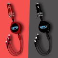 Mini Portable Car USB Charging Adapter Phone Charger 3in1 Cable for Geely EMGRAND Atlas Coolray EC7 EC8 GS GC2 GC5 GC6 GC7 GX2. 