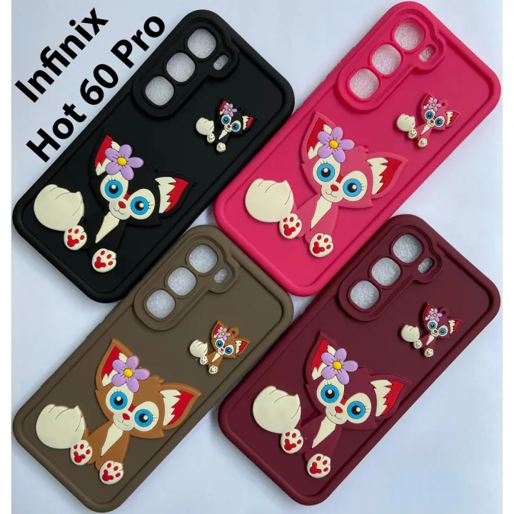 Infinix%20Hot%2060%20Pro%20%E2%80%93%20Cute%203D%20Cartoon%20Silicone%20Phone%20Case%20for%20Ladies%20&%20Kids%20%7C%20Fancy%20Back%20Cover%20for%20Girls%20%7C%20LDC%20-%20Image%202