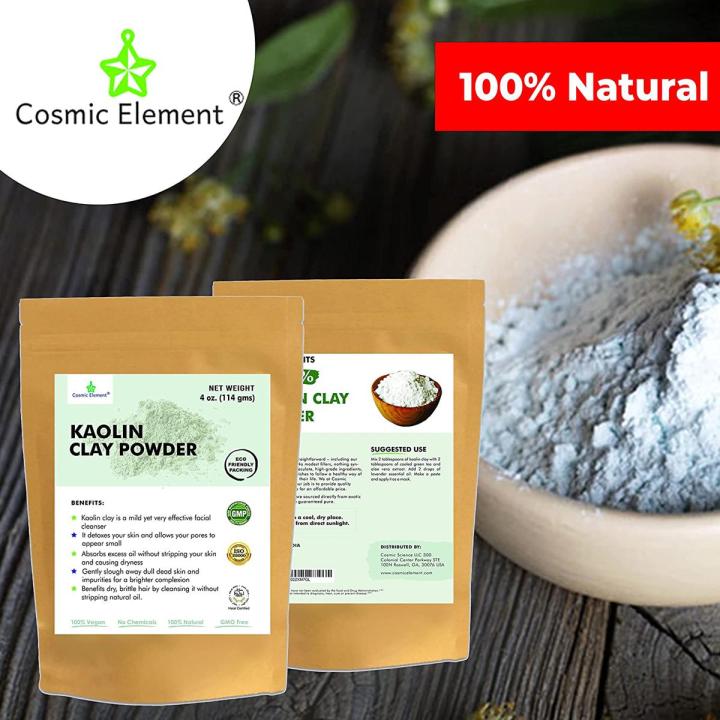 Kaolin Clay Powder White Clay Mask Powder for Skin Pack 100% Natural - 100 grams