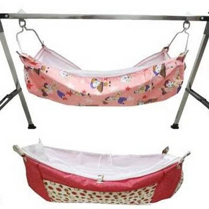 Baby Hammock (Chatiya) With Mosquito Net Multicolor /Jolay Ka Kapra