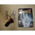 Universal Car LED Opposite Flash Light - Protocol Lights Both  Blue. 