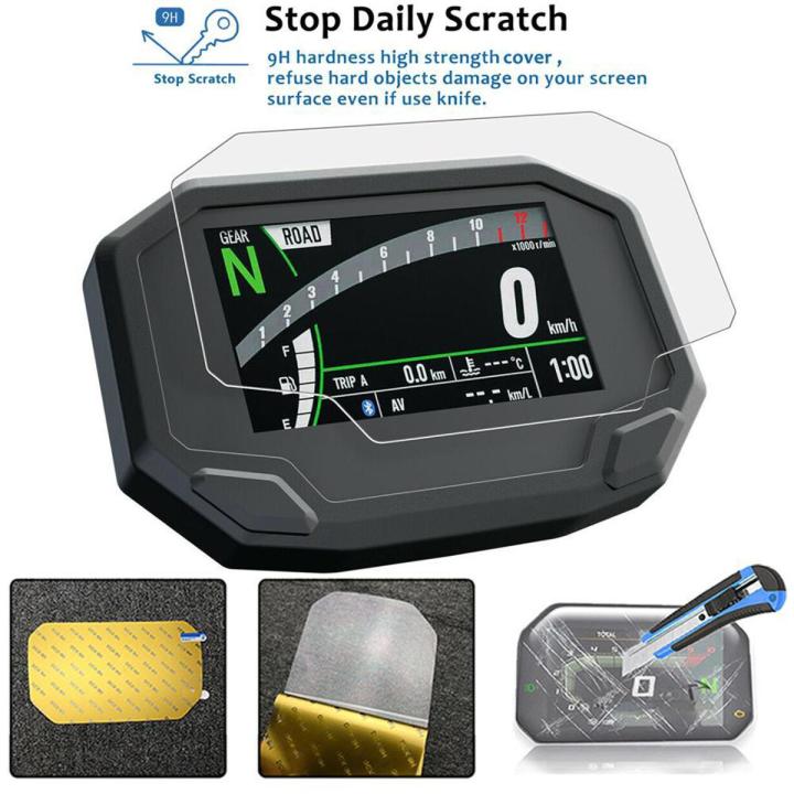 Motorcycle Dashboard Screen Film for Kawasaki Ninja 650 Z650 Z900 20