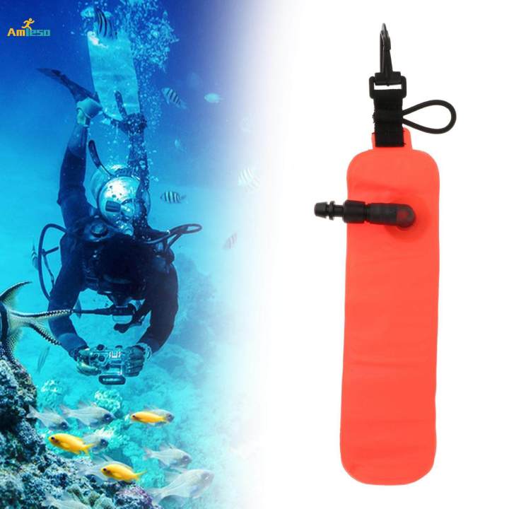 Dive Surface Marker Buoy Tube Sausage for Underwater Water Sports