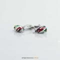 STERLING SILVER SWEET CANDY CUFFLINKS  FOR MEN-CL-1083. 