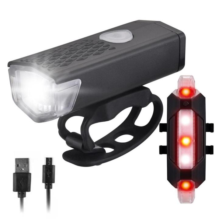 AQY-0108A Rechargeable Bicycle Light Set Bike Light Set