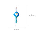 Pack of 5 Pieces – Cartoon Animals Lovely Cute Cable Protector Mobile Phone Charging Cable Organizer. 