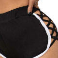 Summer Shorts Hollowed-out Slim Fitting Female Short Pants. 