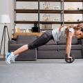 Double Wheel Abs Roller Fitness Equipment Abdominal Exercise. 