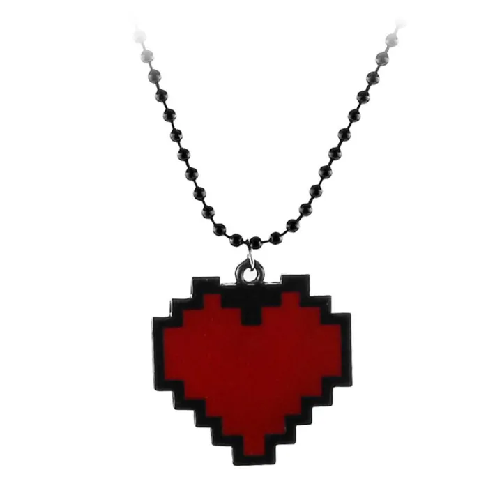 Fashion Necklaces Game Undertale Papyrus Sans Frisk Bravery LOVE Heart