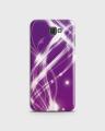 Samsung J7 Prime Cover 3D Hard Case Purple & White Style - 1Cover2157-. 