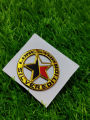 1pc Star Silicone Sticker for Bike and Car Decoration Silicone Coated Mobile Sticker. 