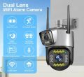 Dual Lens CCTV - 4+4MP CCTV Camera - Wifi Camera - Wifi Smart Camera - CCTV Camera Wifi - Smart Camera Wifi - CCTV Wifi - Outdoor Security Cameras - Outdoor CCTV Camera - Outdoor Camera Wifi - Camera CCTV - Security Camera For Home Wifi. 