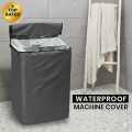 17 KG 100% Waterproof Washing Machine Cover – Heavy Duty, Dustproof, Sunproof, Protective Cover for Top Load Machines, Indoor & Outdoor Use. 