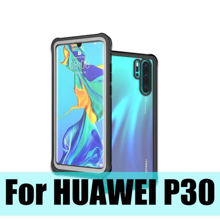For Huawei P30 Pro P30 casing i-Blason Full-Body Rugged Clear Bumper Case Cover with Screen Protector For Huawei Mate 20 Pro