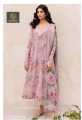 Iznik Pink Luxury Chikankari Lawn Dress. 