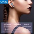 【COD+Ready Stock + FREE Shipping 】 VIVO TWS M19 bluetooth earphone 5.3 Waterproof Wireless Headphone 9D Stereo Sports Earbuds LED Microphoe. 