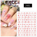 Hello Kitty nail stickers cute star Kitty cat nail decals small accessories. 
