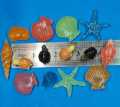 14 Pieces Bag 10 Luminous Stones 4 Tortoise Conch Shell Stone Aquarium Fish Tank Landscaping Decoration stone for fish tank aquarium multipurpose decoration stone. 