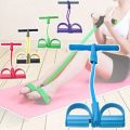 Elastic Sit Up Pull Rope Dual Spring Tension Foot Pedal Abdomen Leg Exerciser Tummy Trimmer Equipment Bodybuilding Expander for Fitness Yoga Training. 