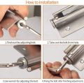 Automatic Door Closer,Safety Spring Loaded Door Closer,Hydraulic Gate Closer,Stainless Steel Light Duty Simple Door Closer,Adjustable Door Closer for Residential/Commercial Use. 