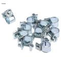 2x10x Hose Clamps Fuel Line Clips Clamp for Petrol Pipe Ø 7 - 9mm. 