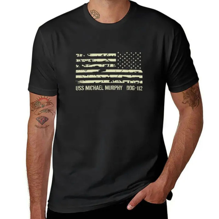 USS Michael Murphy T-Shirt anime clothes customs cute clothes oversized t shirt men