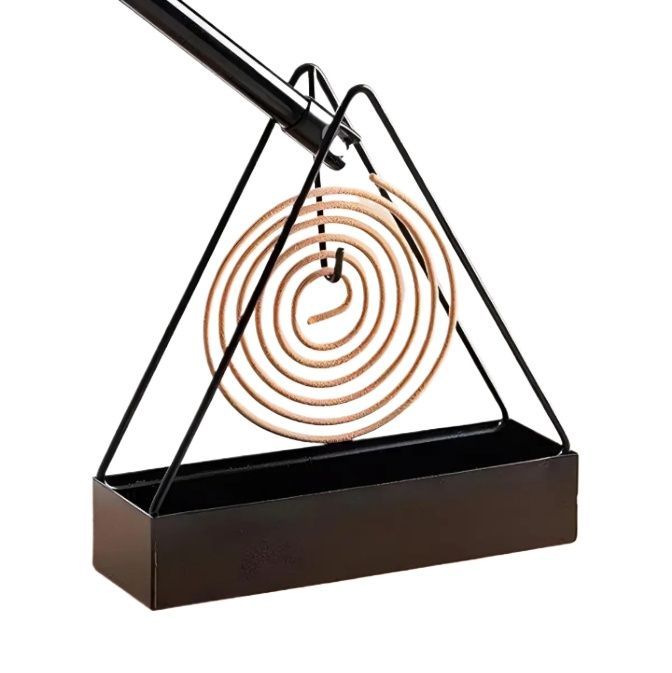 Stylish Triangle Mosquito Coil Holder Coil Stand Iron