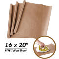 16x20'' PTFE Teflon Sheet Smooth Durable High-quality Heat press transfer paper sheet Heat resistant 3-pack Non-stick sheet for DIY crafts Heat transfer printing Textile industry Personalized gifts. 