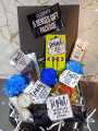 5 Senses Gift Basket for men , boys , gift box  birthday, valentine , engagement or anniversary for him. 