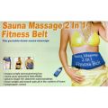 Sauna Massage 2 in 1 Fitness Belt Waist Trimmer Belt Waist Hot Slimming Belt. 
