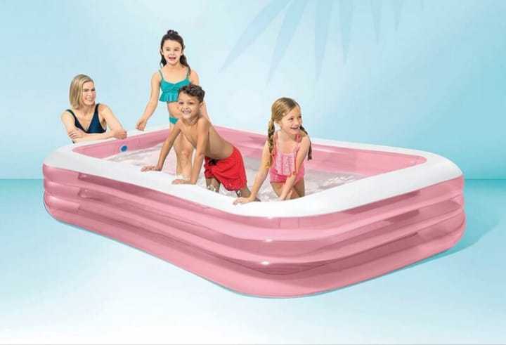 Intex 58487 Swim Center Family Pool Rectangular Pools (120"x72"x22" )