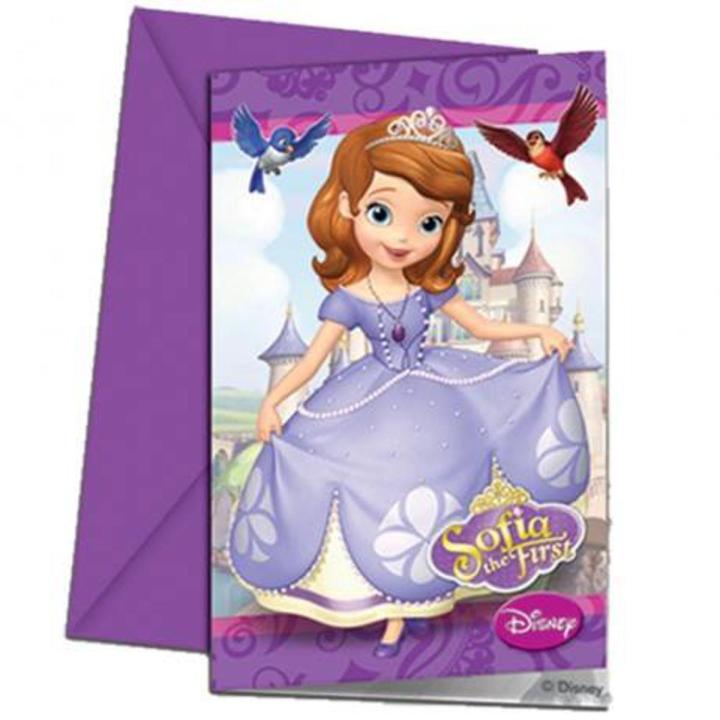 Sofia Party Invitation Cards Set