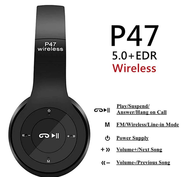 Original%20&%20Cheap%20P47%20Wireless%20headphones%20with%20Microphone%20Bluetooth%20Foldable%20Headset%20Support%20FM%20Radio%20TF%20for%20PC%20,TV%20Smart%20Phones%20&%20Tablets%20etc.%20-%20Image%202